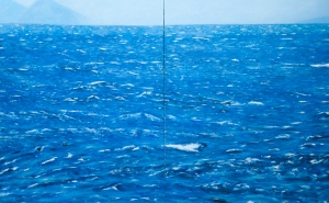 Channel, diptych, oil on canvas, 60